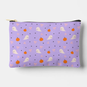 Bolsa con cremallera de fantasma de Halloween mora