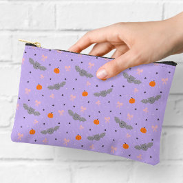 Bolsa con cremallera de murciélago de Halloween mo