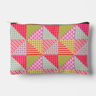 Bolsa con Cremallera de Parche Multicolor   Bolsa 