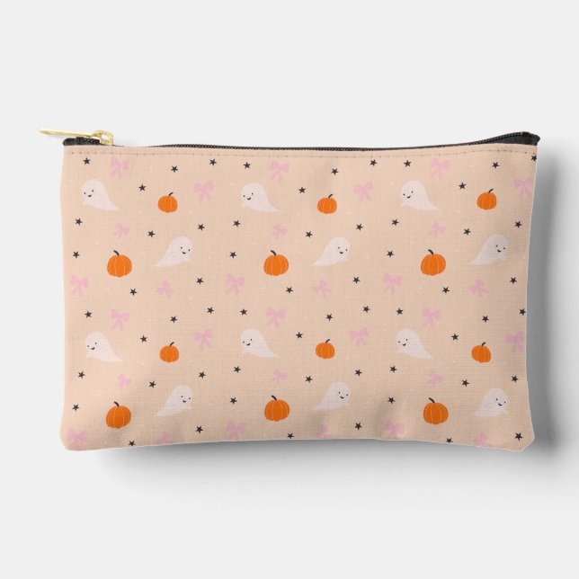 Bolsa con Cremallera de Patrón de Fantasma de Hall (Anverso)