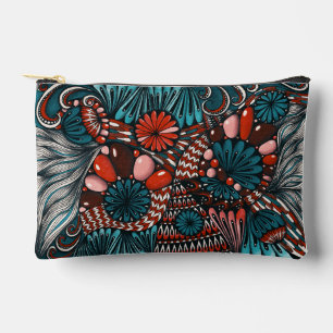 Bolsa con cremallera de patrón de Neurographica Ar