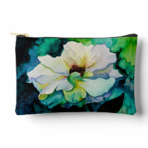 Bolsa con cremallera de Rosa Blanca