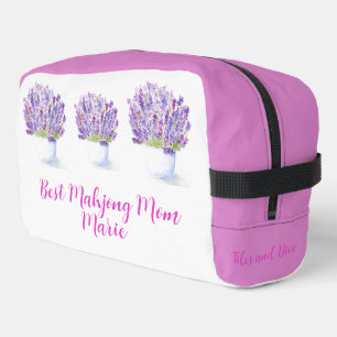 Bolsa con cremallera MOM floral de lavanda con acu