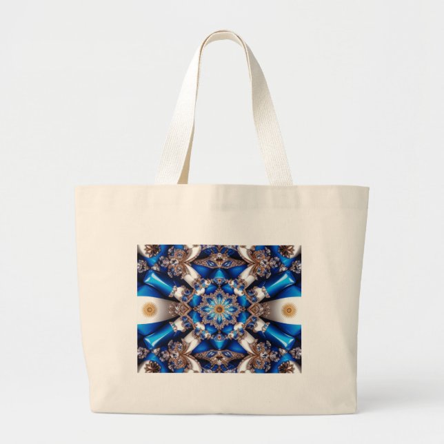 Bolsa con diseño de colores argentinos (Frente)