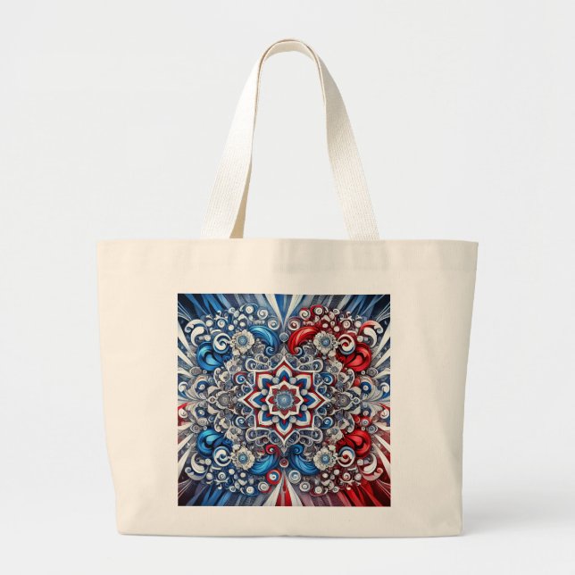 Bolsa con diseño de colores franceses (Frente)