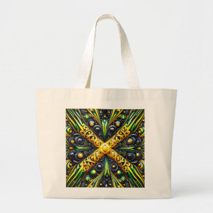Bolsa con diseño de colores jamaiquinos