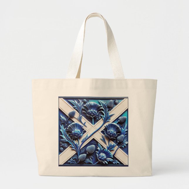 Bolsa con diseño de fragmentos escoceses (Frente)