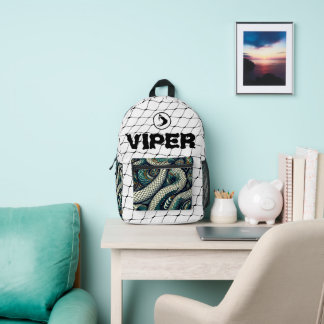 Bolsa con diseño de patrones de serpiente