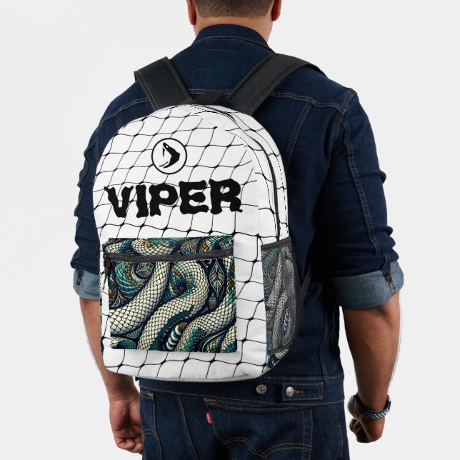 Bolsa con diseño de patrones de serpiente (Insitu (Modelo))