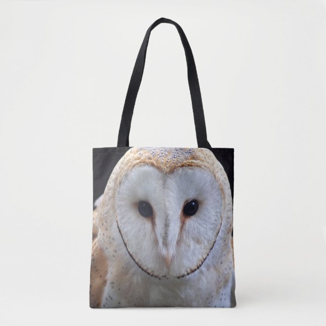 Bolsa con estampado completo de lechuza común (Anverso)