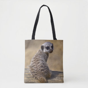 Bolsa con estampado completo de suricata bebé