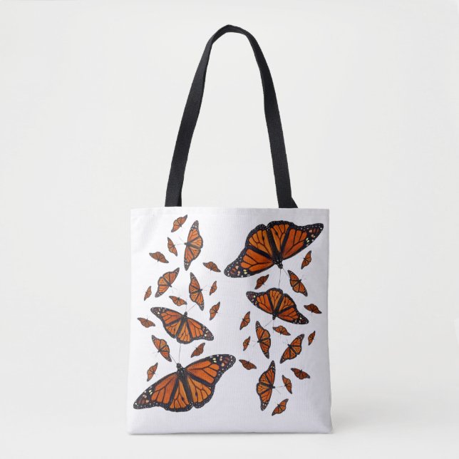 Bolsa con estampado de Mariposa Monarca (Anverso)