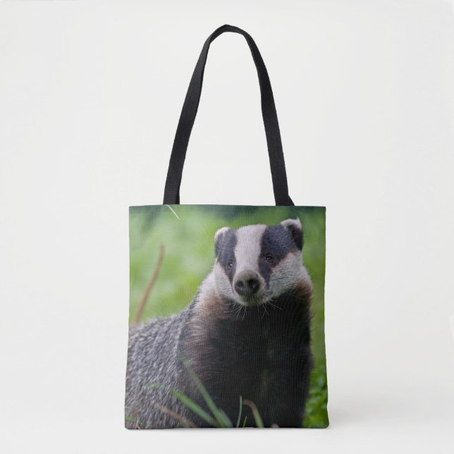 Bolsa con estampado de tejón (Anverso)