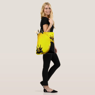 Bolsa con estampado de tulipán amarillo