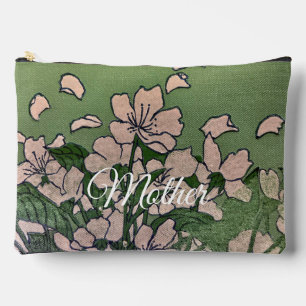 Bolsa con estampado en cascada de flor de rosa cor