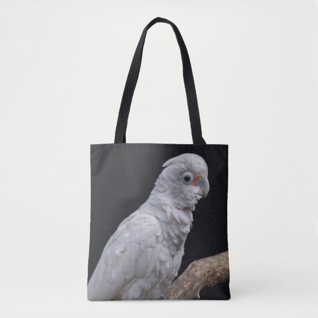 Bolsa con estampado total de cacatúa de Goffin (Anverso)