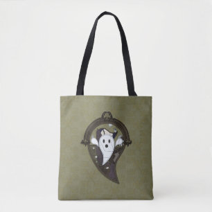 Bolsa con estampado total de fantasma