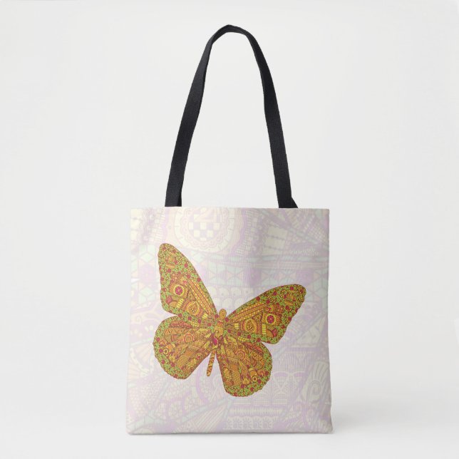 Bolsa con estampado total del monarca indio (Anverso)