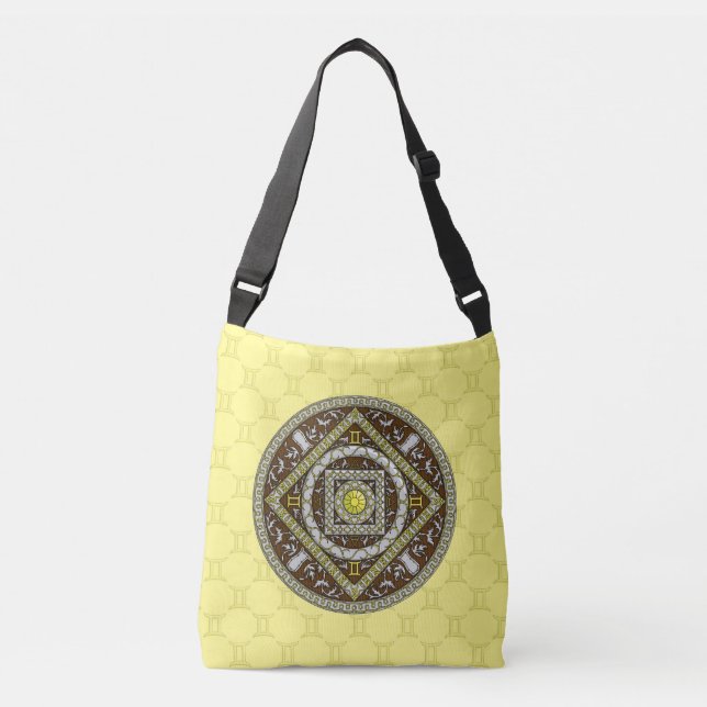 Bolsa con estampado total Gemini Mandala (Anverso)