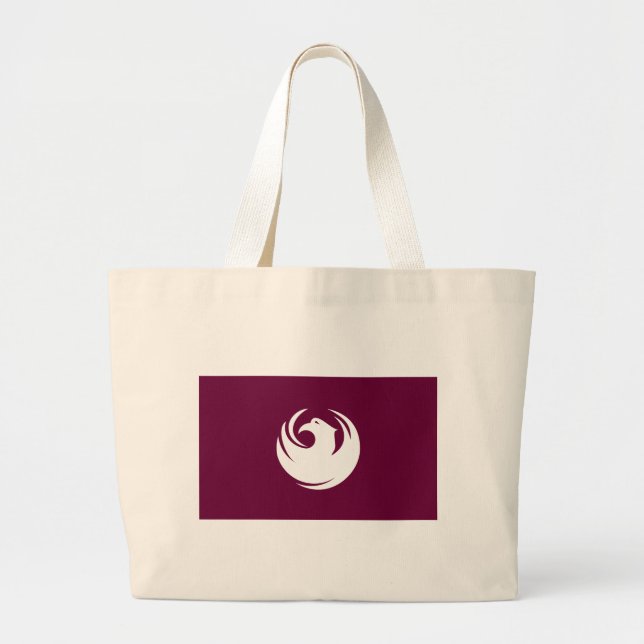 Bolsa con la bandera de la ciudad de Phoenix, Ariz (Frente)