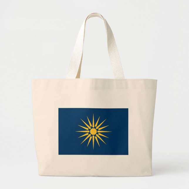 Bolsa con la bandera de Macedonia, Grecia (Frente)