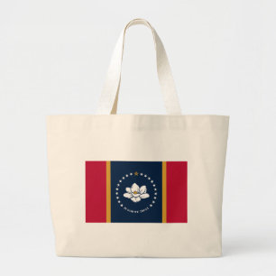 Bolsa con la bandera del estado de Mississippi, EE
