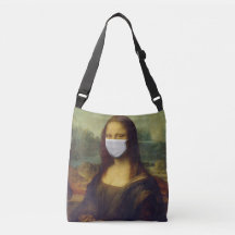 Bolsa con la imagen de la Mona Lisa