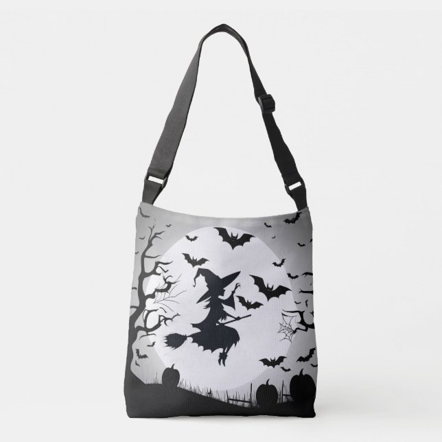 Bolsa con temas de bruja, Bolsa de Halloween al es (Anverso)