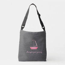 bolsa con velero rosa