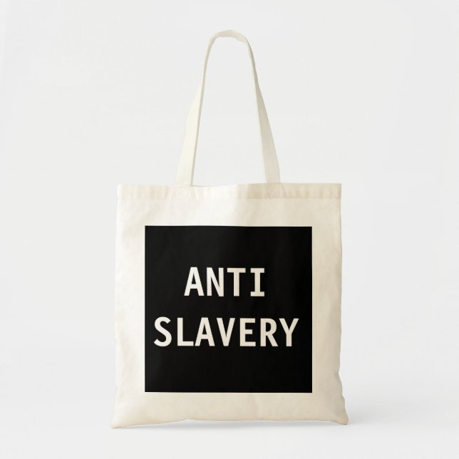 Bolsa contra la esclavitud Negro (Frente)