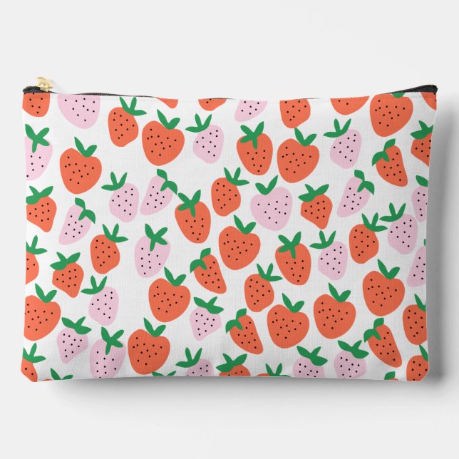 Bolsa cosmética de fresas cúrgenes (Anverso)