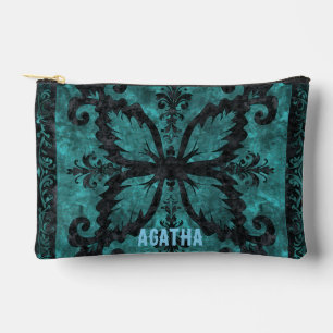 Bolsa cosmética de Gótico azul/Funda de lápiz/Bols