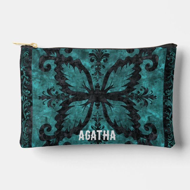 Bolsa cosmética de Gótico azul/Funda de lápiz/Bols (Anverso)