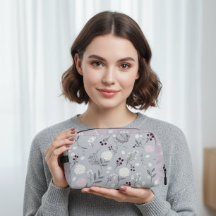 Bolsa cosmética de jardín encantada