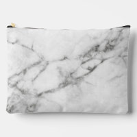 Bolsa cosmética de mármol gris