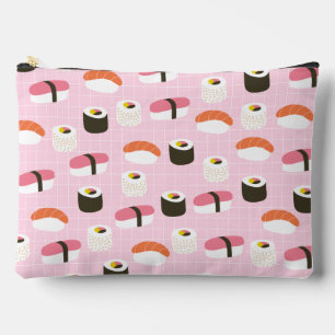 Bolsa cosmética de sushi cúpula