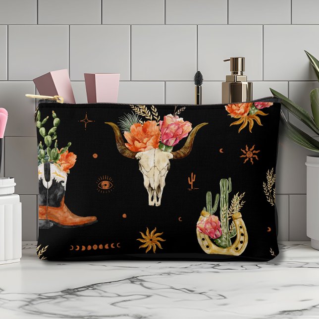 Bolsa cosmética del Boho Occidental (Subido por el creador)