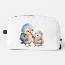 Bolsa Cosmética Hermanos Pájaros Azules