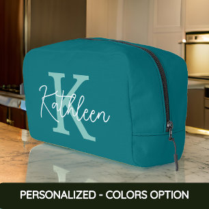 Bolsa cosmética inicial personalizado para dama de