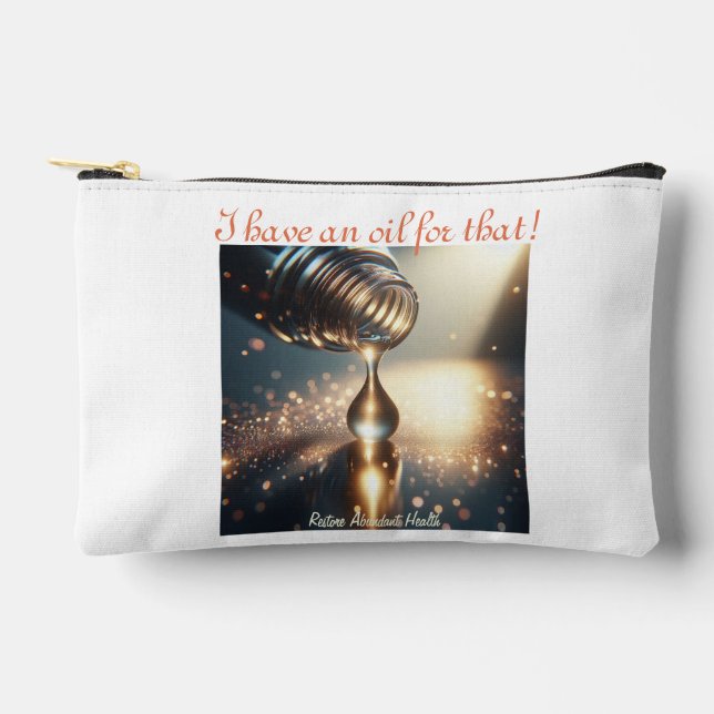 Bolsa cosmética pequeña - o funda de aceite esenci (Anverso)