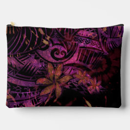 Bolsa cosmética tribal de Plumeria de Lava luminis