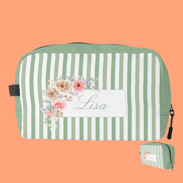 Bolsa Cosmética Verde Pastel Personalizada (Subido por el creador)