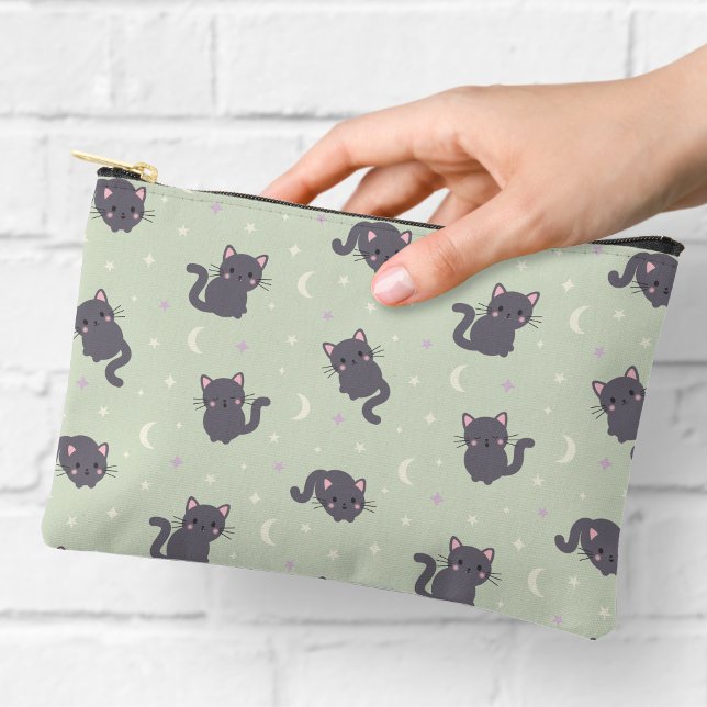 Bolsa Cremallera Gato Gris Lindo Sage (Subido por el creador)