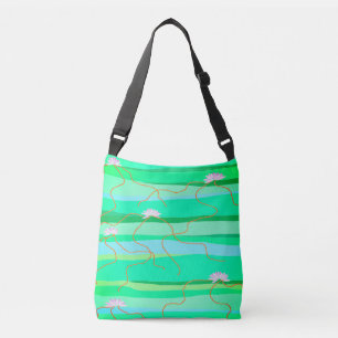 Bolsa crossbody de color rosa