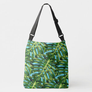 Bolsa Crossbody de hojas tropicales
