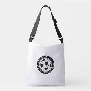 Bolsa Crossbody de monograma deportivo de fútbol