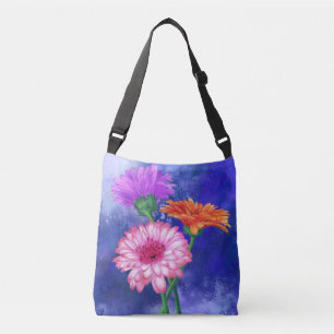 Bolsa Crossbody de tres colores Gerberas