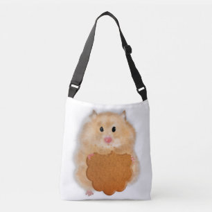 Bolsa cruzada con estampado total de hámster con g