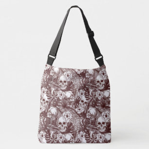Bolsa cruzada de cráneo de jungla