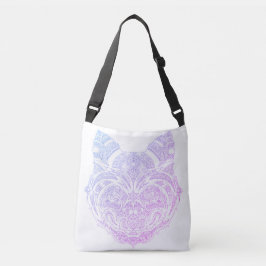 Bolsa cruzada de cuerpo de gato Aura púrpura